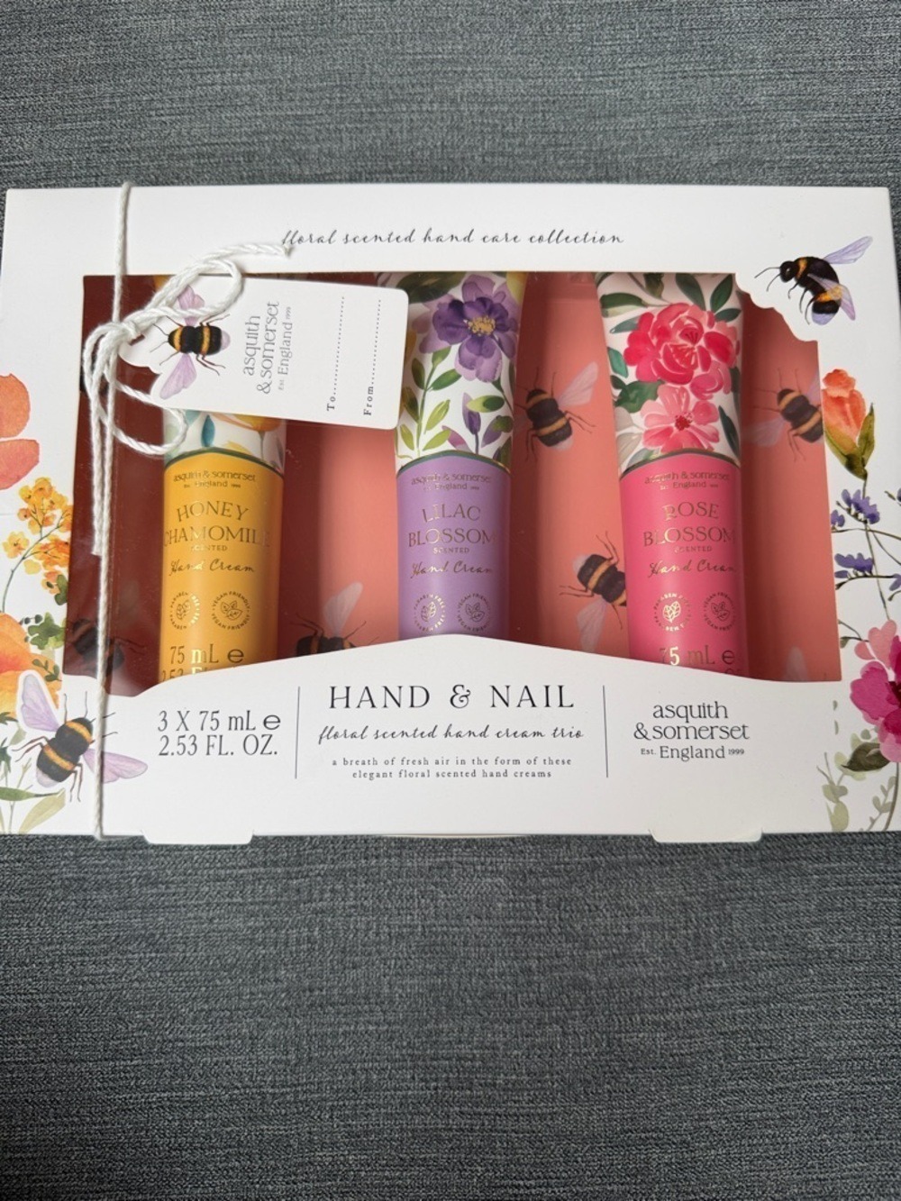 Asquith & Somerset Hand Cream Trio Floral